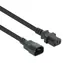 Manhattan černá / Prodlužovací kabel / IEC C14 - C13 / 5 m / 10 A / 250 V