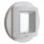 SUREFLAP Dvířka s mikročipem pro kočky bílá / plast / na baterie / bezpečnostní zámek