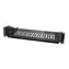 LogiLink 19" police do racku černá / Police do racku / 2U / nosnost 25kg / š. 430 mm / hl. 250 mm