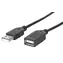 Manhattan Prodlužovací kabel USB 2.0 A-A černý / Kabel / 1 m