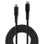 Lindy 2m černá / Datový kabel / USB-C - Lightning / USB 2.0 / MFi certifikace