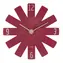 TFA 60.3020.05 CLOCK IN THE BOX červená / Nástěnné hodiny / O 40 cm / Tichý chod / Baterie AA