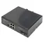 DIGITUS 4-Port PoE černá / Switch / Industriální / Nespravovaný / Gigabit / PoE 120W / 2x SFP