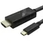 Techly IADAP-USBC-HDMI2TY černá / Kabel USB-C na HDMI / 4K / 2m