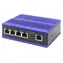 Digitus Industriální switch 5-port modrá / Switch / 5x 10/100 Mbit / Unmanaged / DIN lišta