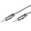 MediaRange / Audio kabel Jack 3,5 mm / 1 m / černý