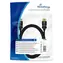 MediaRange MRCS197 2m černá / HDMI kabel / High Speed / 18 Gbit/s / Ethernet / pozlacené konektory