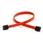 Supermicro Propojovací kabel SATA 7pin-7pin 35cm červený / SATA kabel / plochý / Pb-free