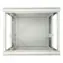 Extralink 19" nástěnný rozvaděč 9U šedá / Nástěnný rozvaděč / 600x600 mm / nosnost 60 kg / kovové dveře