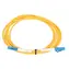 Extralink LC/UPC-LC/UPC žlutý / Patchcord / Jednomódový / Simplex / G652D / 0,5 m