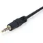 Equip Jack 3,5mm černá / Audio rozdvojka pro headset / 2x Jack 3,5mm / 0,15 m / Pozlacené konektory