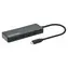 Manhattan 7portový USB-C hub černý / USB hub / 7x USB-A / USB 3.2 Gen 1 / 5 Gbit/s