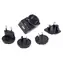 Manhattan USB nabíječka a cestovní adaptér / Nabíječka / EU/UK/US/AU konektory / 1x USB-A / 5W