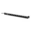 Digitus DN-95438 PDU 19" 9 zásuvek černá/hliník / Napájecí lišta / 1U / 3600W / 2m kabel
