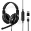Nedis CHSTU210BK černá / Sluchátka s mikrofonem / Přes hlavu / USB-C / Délka kabelu 1,8 m