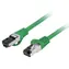 Lanberg Patch kabel CAT.8.1 S/FTP zelená / Patch kabel / LSZH / 1 m / Fluke Tested