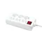 LogiLink Prodlužovací kabel 9 zásuvek bílá / Prodlužovací kabel / 9 zásuvek / 1,5 m / vypínač / 3500 W