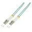 LogiLink LC-LC modrá / Optický patch kabel / OM3 / 50/125 / Duplex / 1 m