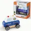 VIGA Dřevěná skládačka Policejní auto / od 18 měsíců / délka 12 cm