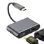 Platinet adaptér USB-C na HDMI a VGA / Adaptér / 4K 30Hz