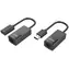 Unitek Y-UE01001 černá / Síťový adaptér / USB-A - RJ-45