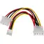 Akyga AK-CA-14 / Rozbočovací kabel Molex – 2x 4-pin / 0,15 m