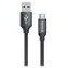 Colorway černá / Datový kabel / USB-A - Micro USB / 2,1 A / 1 m