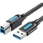 Vention černá (COOBI) / Kabel USB 2.0 A-B / 3 m