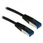 XtendLan SFTP CAT6A 5m černá / Patch kabel / RJ45-RJ45 / LSFRZH