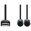 Nedis adaptér USB-A - 2x PS/2 černá / Adaptér / 480 Mbps / 30 cm