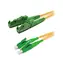 XtendLan FO patch E2000/APC-LC/APC 2m / Optický patch kabel / duplex / 9/125 / G.652d / LS0H