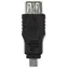 Nedis USB redukce Micro-B(M) - USB-A(F) černá / USB redukce / USB 2.0