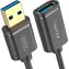 Unitek Y-C4030GBK černá / Kabel USB-A - USB-A / 3 m