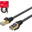Unitek C1897BK-3M černá / Síťový kabel / Cat 7 / SSTP / RJ45 / 3 m