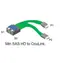 Broadcom Kabel 2x SFF-8643 - 2x OCuLink SFF-8612 / Kabel SAS / 1 m / Pro TriMode 94xx NVMe