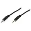 LogiLink Audiokabel jack 3,5 mm černý / Audio kabel / 3,5mm - 3,5mm / 2 m / poniklované konektory