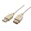 OEM USB 2.0 kabel A-A prodlužovací 5 m světle šedá / Kabel / USB 2.0 / A-A M/F