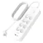 Belkin Prodlužovací kabel s přepěťovou ochranou / Prodlužovací kabel / 8x zásuvka / USB-A+C / 900J / 2m