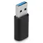Lindy USB-A - USB-C černá / Adaptér / USB 3.2