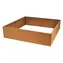 G21 Vyvýšený záhon Corten / Záhon / 132 x 32 x 132 cm / Kovový