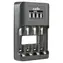 JUPIO LCD Ultra Fast Charger / Nabíječka baterií / USB / 4x AA/AAA