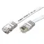 OEM UTP Cat6 bílý / Patch kabel / Plochý / 7 m