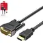 Unitek V1185A01 černá / Kabel HDMI - VGA (D-Sub) / 2 m