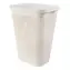 CURVER Koš na prádlo PURE krémový / 55 l / Výklopné víko / Recyklovaný plast