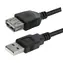 Logo / Prodlužovací kabel USB-A / USB 2.0 / 3 m / černá