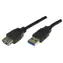 Neutralle / Prodlužovací kabel USB 3.0 / typ A (M) - typ A (F) / 1,8 m / černá