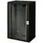 Digitus Unique DN-19 20-U-JZ černá / Nástěnný rozvaděč / 20U / 19" / Hloubka 45 cm