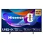 43" Hisense 43A6S černá / Televize / UltraHD / LED / HDMI / Wi-Fi / BT / DVB-T2 S2 C