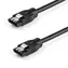 StarTech SATA kabel se západkou černá / SATA kabel / SATA 7-pin - SATA 7-pin / 0,3 m / 6 Gbit/s