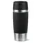 Emsa Travel Mug Classic 0,36 l černá / Termohrnek / nerezová ocel / 4 h teplo, 8 h chlad